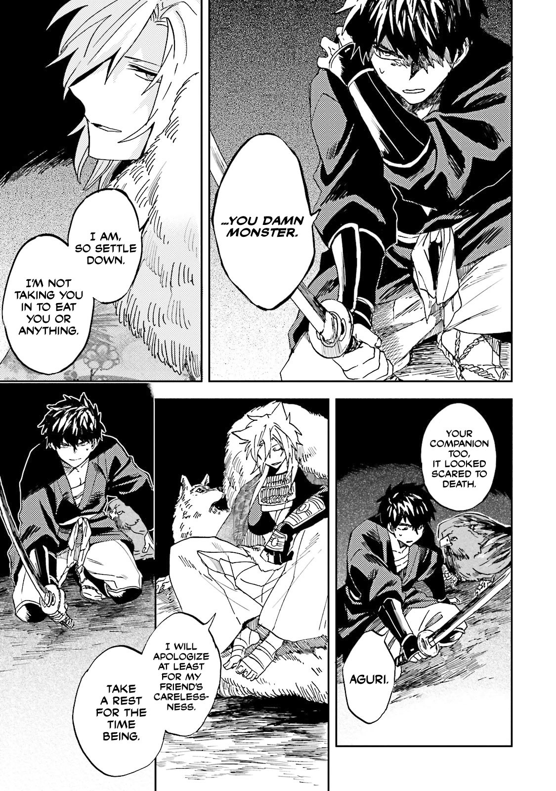 Nejikemono Chapter 1 page 20 - Chapter 1: The Mountain Wolf and the Bandit
