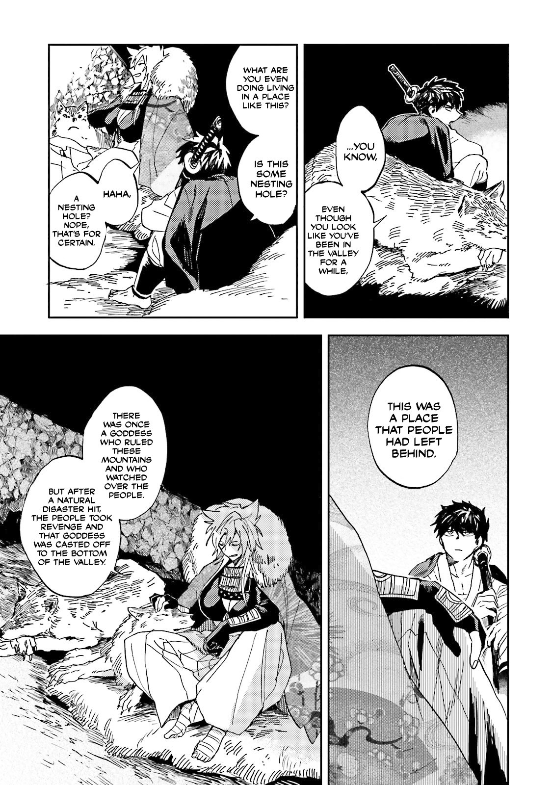 Nejikemono Chapter 1 page 22 - Chapter 1: The Mountain Wolf and the Bandit