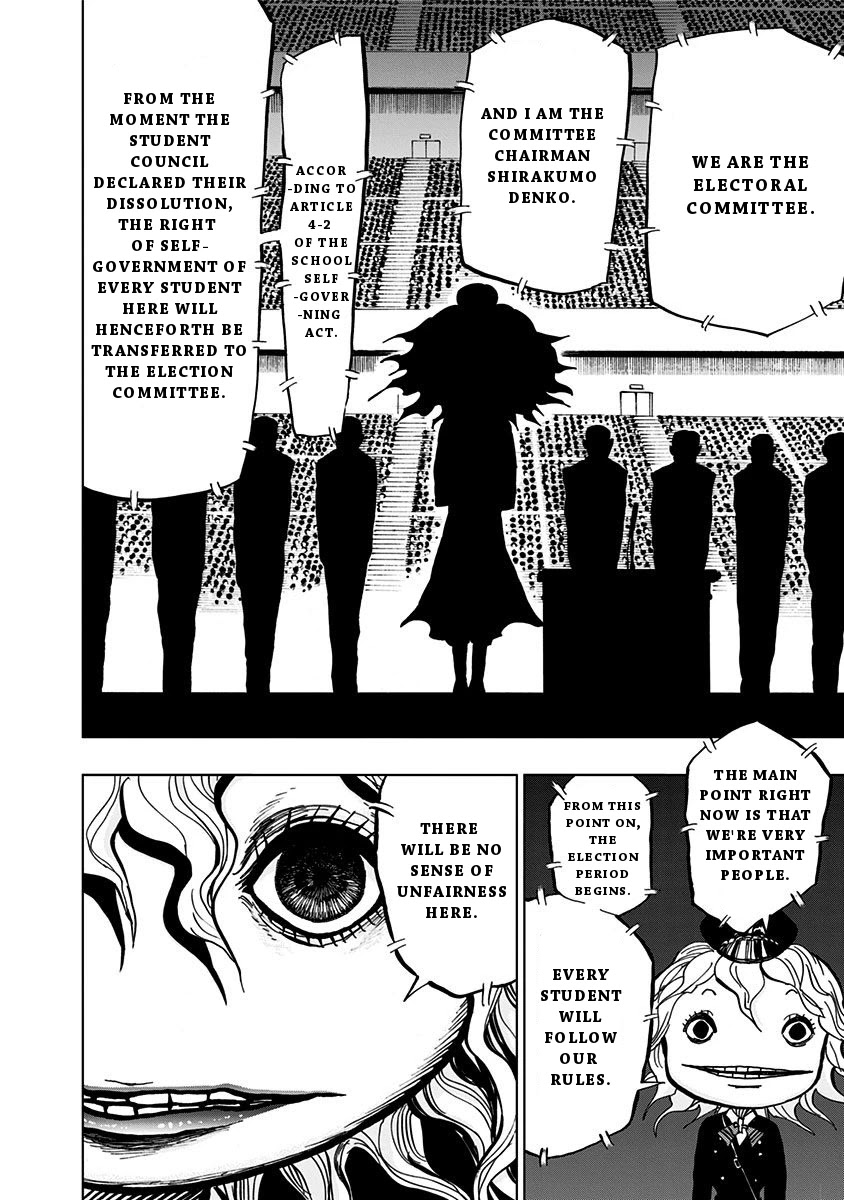 Nejimaki Kagyu Chapter 102 page 10 - Chapter 102: Emergency student assembly