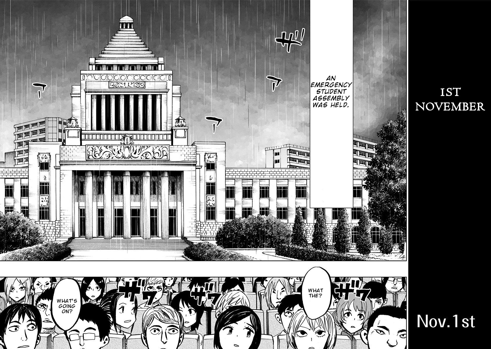 Nejimaki Kagyu Chapter 102 page 5 - Chapter 102: Emergency student assembly