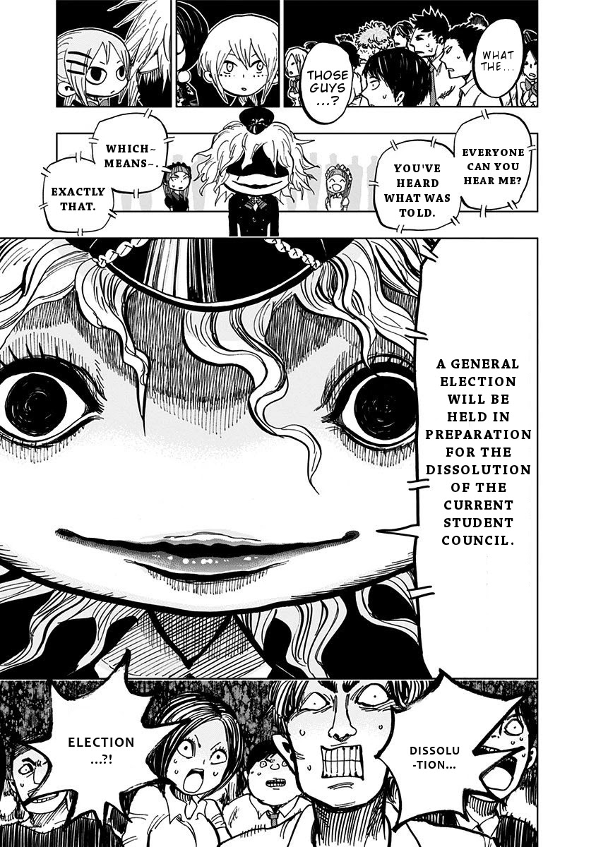 Nejimaki Kagyu Chapter 102 page 9 - Chapter 102: Emergency student assembly