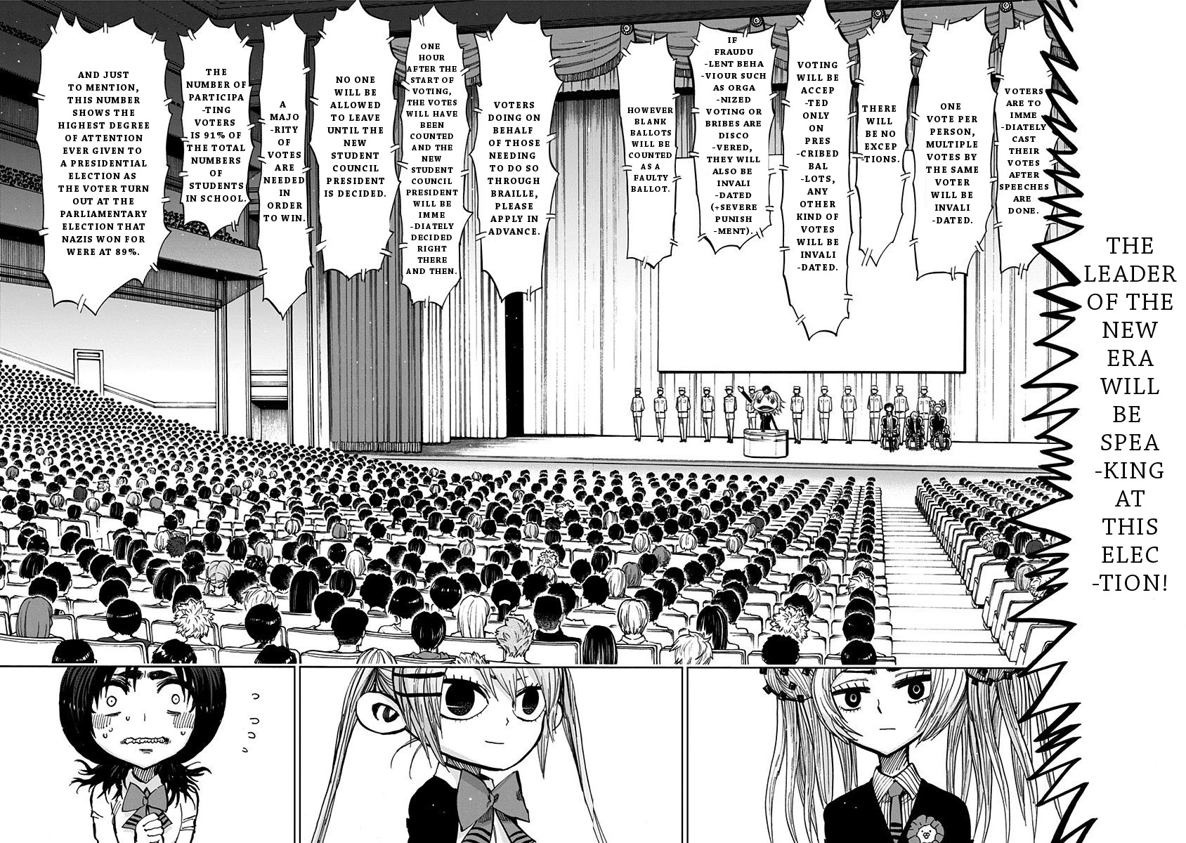 Nejimaki Kagyu Chapter 111 page 3 - Chapter 111: Student Council Dissolution General Elections 8
