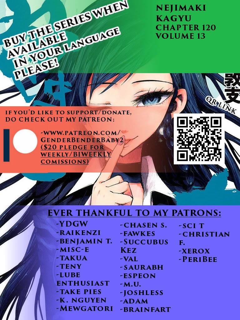 Nejimaki Kagyu Chapter 120 page 1 - Chapter 120