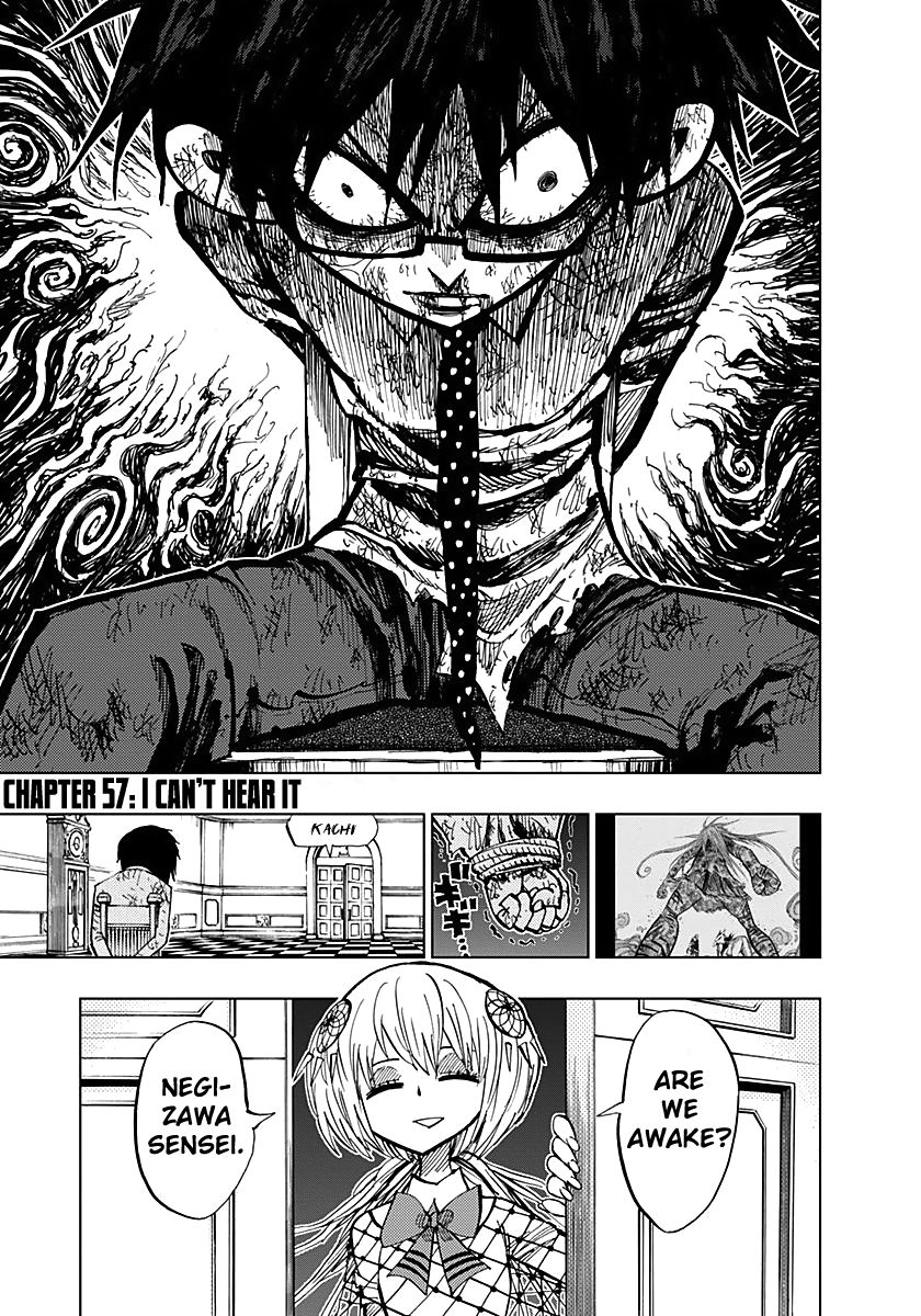 Nejimaki Kagyu Chapter 57 page 1 - Chapter 57 : I Can't Hear It