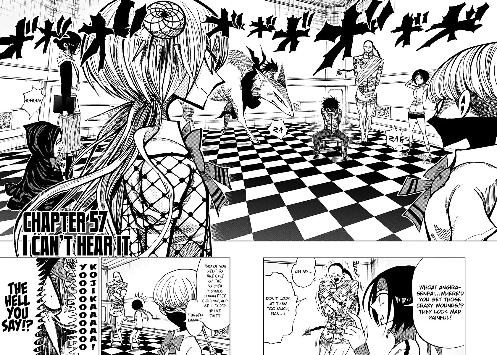 Nejimaki Kagyu Chapter 57 page 2 - Chapter 57 : I Can't Hear It