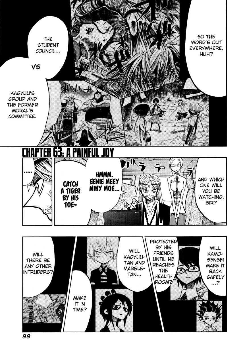 Nejimaki Kagyu Chapter 63 page 1 - Chapter 63 : A Painful Joy
