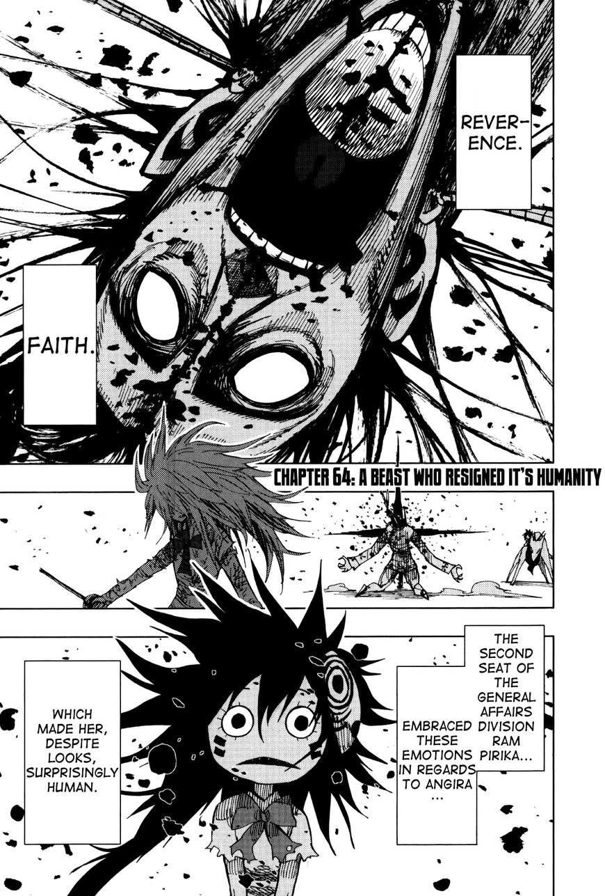Nejimaki Kagyu Chapter 64 page 1 - Chapter 64 : A Beast Who Resigned It's Humanity.