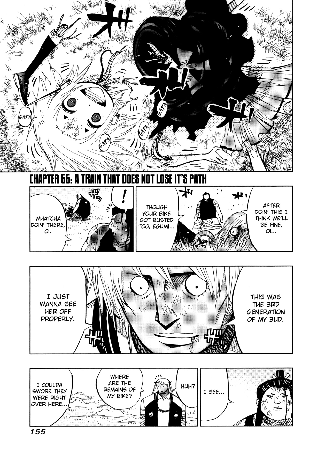 Nejimaki Kagyu Chapter 66 page 1 - Chapter 66 : A Train That Does Not Lose It's Path (V1)