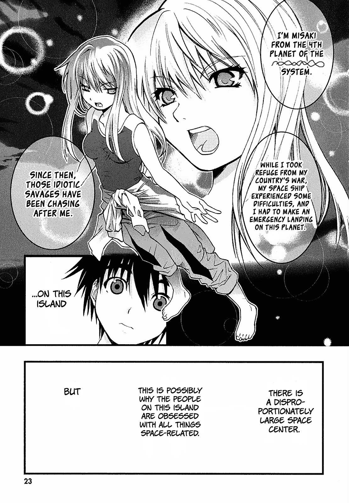 Nejimakiboshi to Aoi Sora Chapter 1 page 24 - Chapter 1: Daisuke and Alien