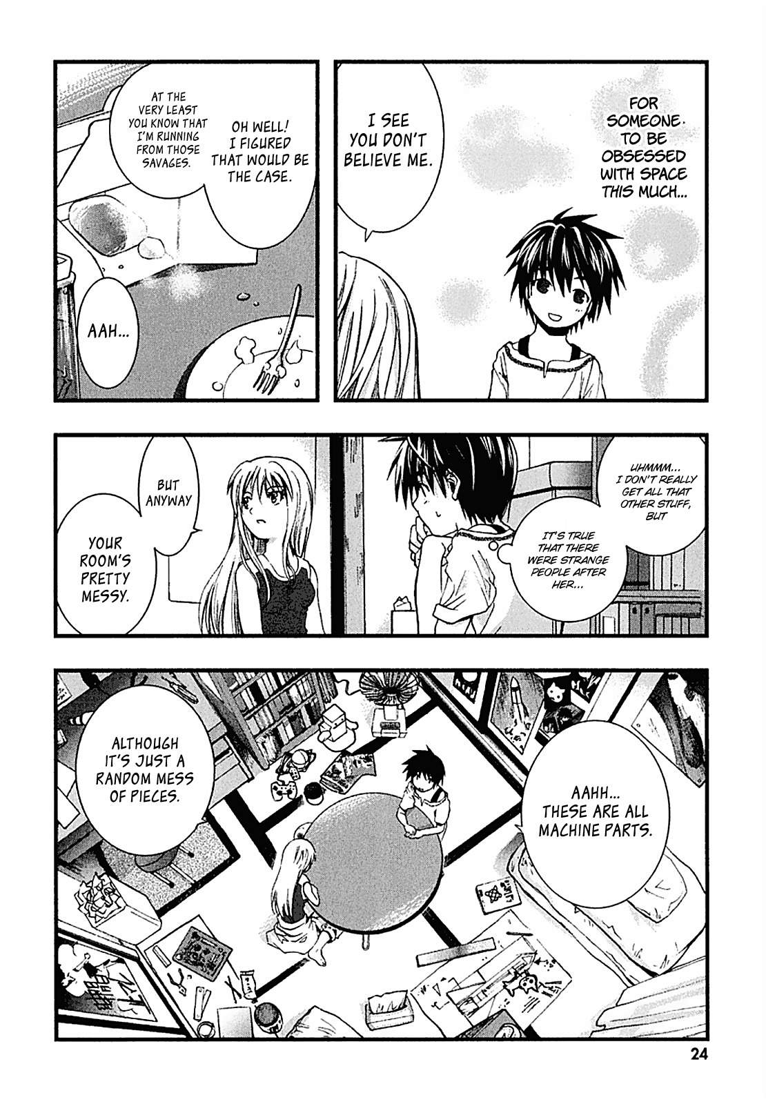 Nejimakiboshi to Aoi Sora Chapter 1 page 25 - Chapter 1: Daisuke and Alien