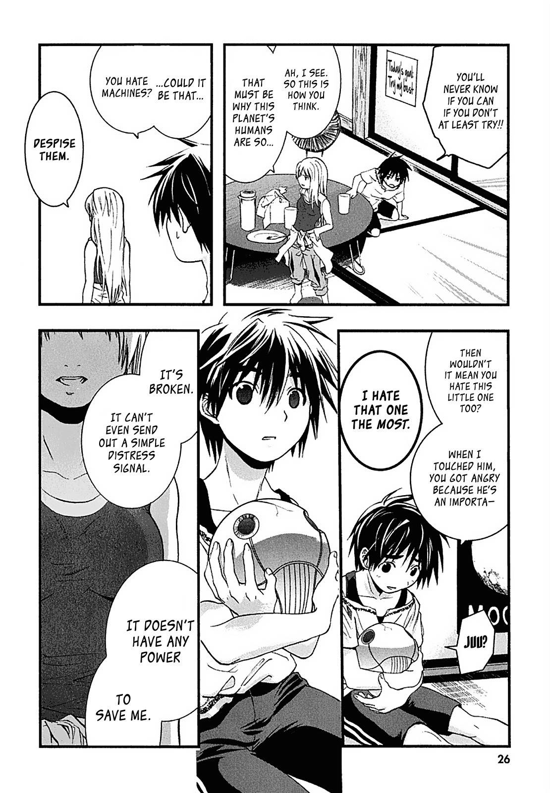 Nejimakiboshi to Aoi Sora Chapter 1 page 27 - Chapter 1: Daisuke and Alien