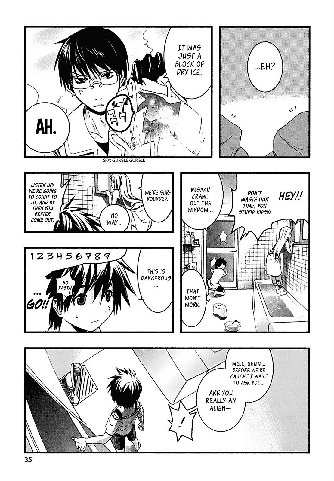 Nejimakiboshi to Aoi Sora Chapter 1 page 36 - Chapter 1: Daisuke and Alien