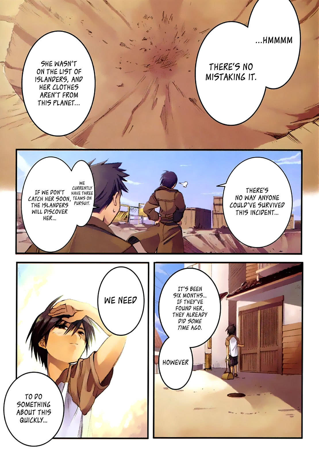 Nejimakiboshi to Aoi Sora Chapter 1 page 4 - Chapter 1: Daisuke and Alien