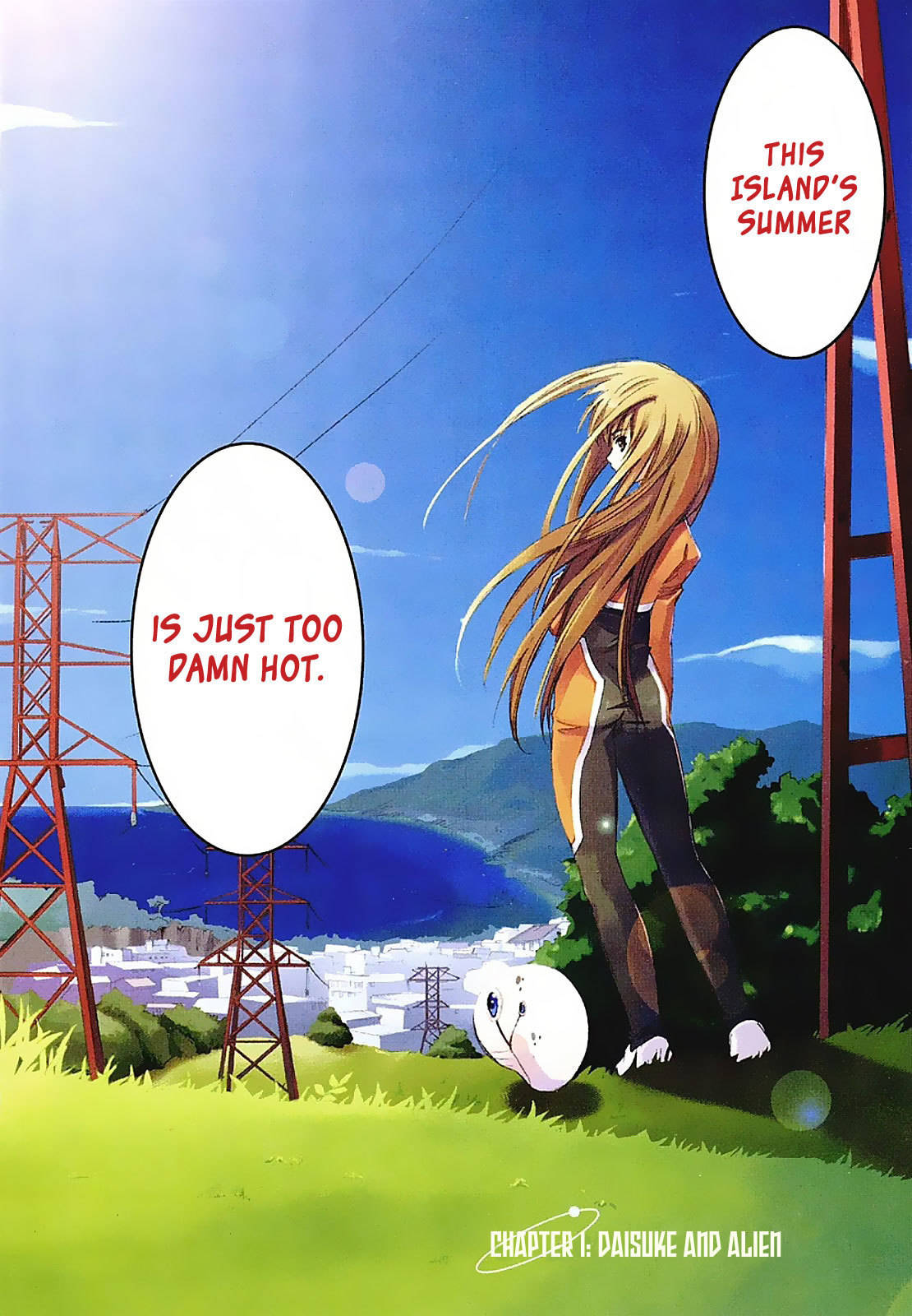 Nejimakiboshi to Aoi Sora Chapter 1 page 5 - Chapter 1: Daisuke and Alien