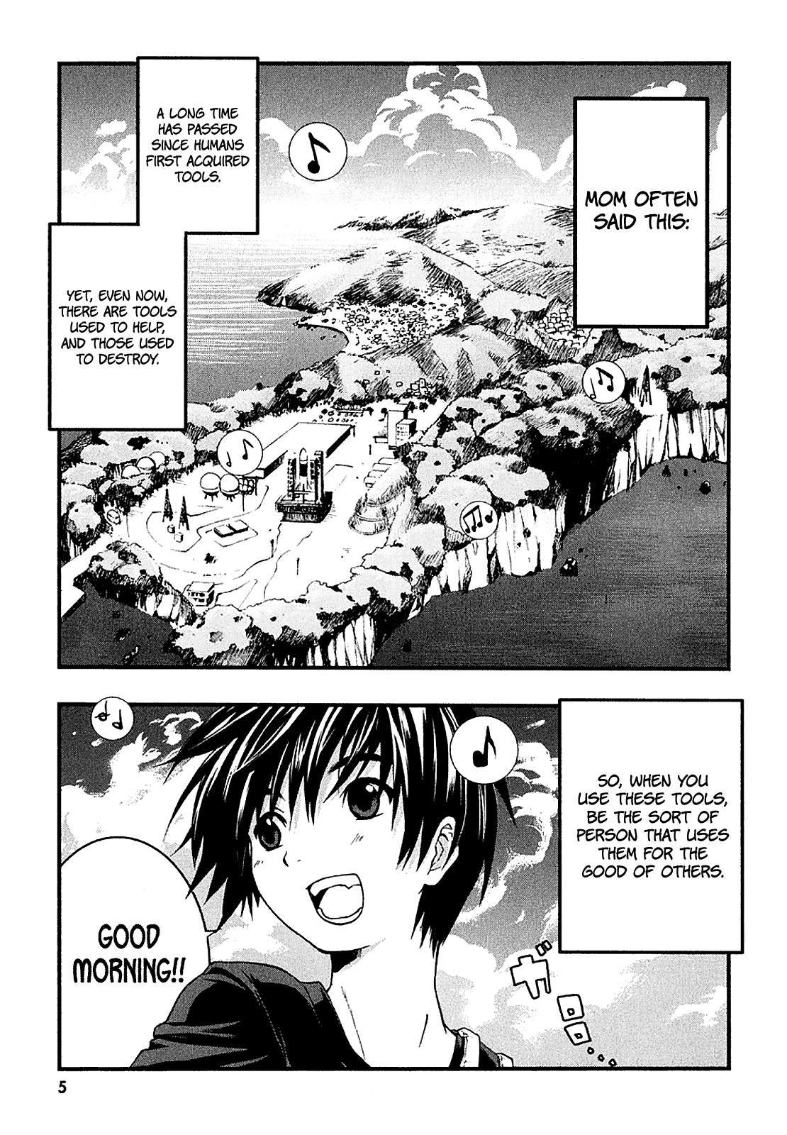 Nejimakiboshi to Aoi Sora Chapter 1 page 6 - Chapter 1: Daisuke and Alien