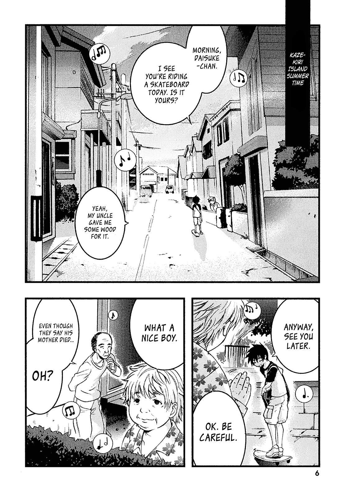 Nejimakiboshi to Aoi Sora Chapter 1 page 7 - Chapter 1: Daisuke and Alien