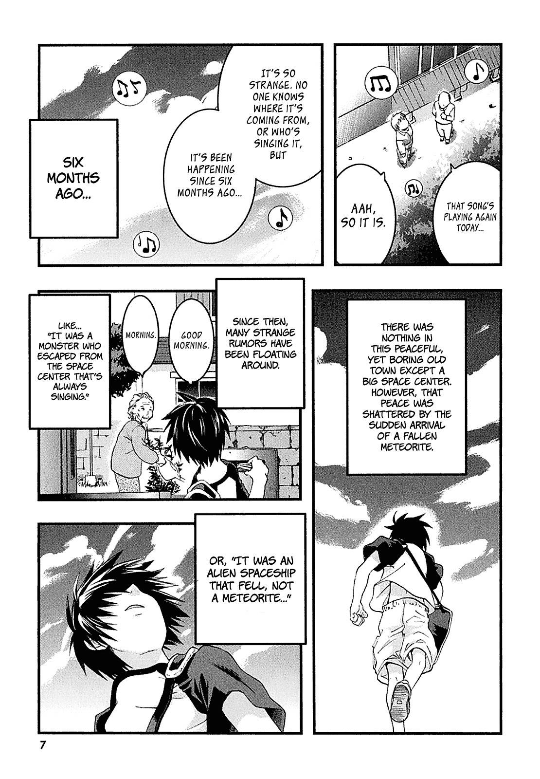 Nejimakiboshi to Aoi Sora Chapter 1 page 8 - Chapter 1: Daisuke and Alien