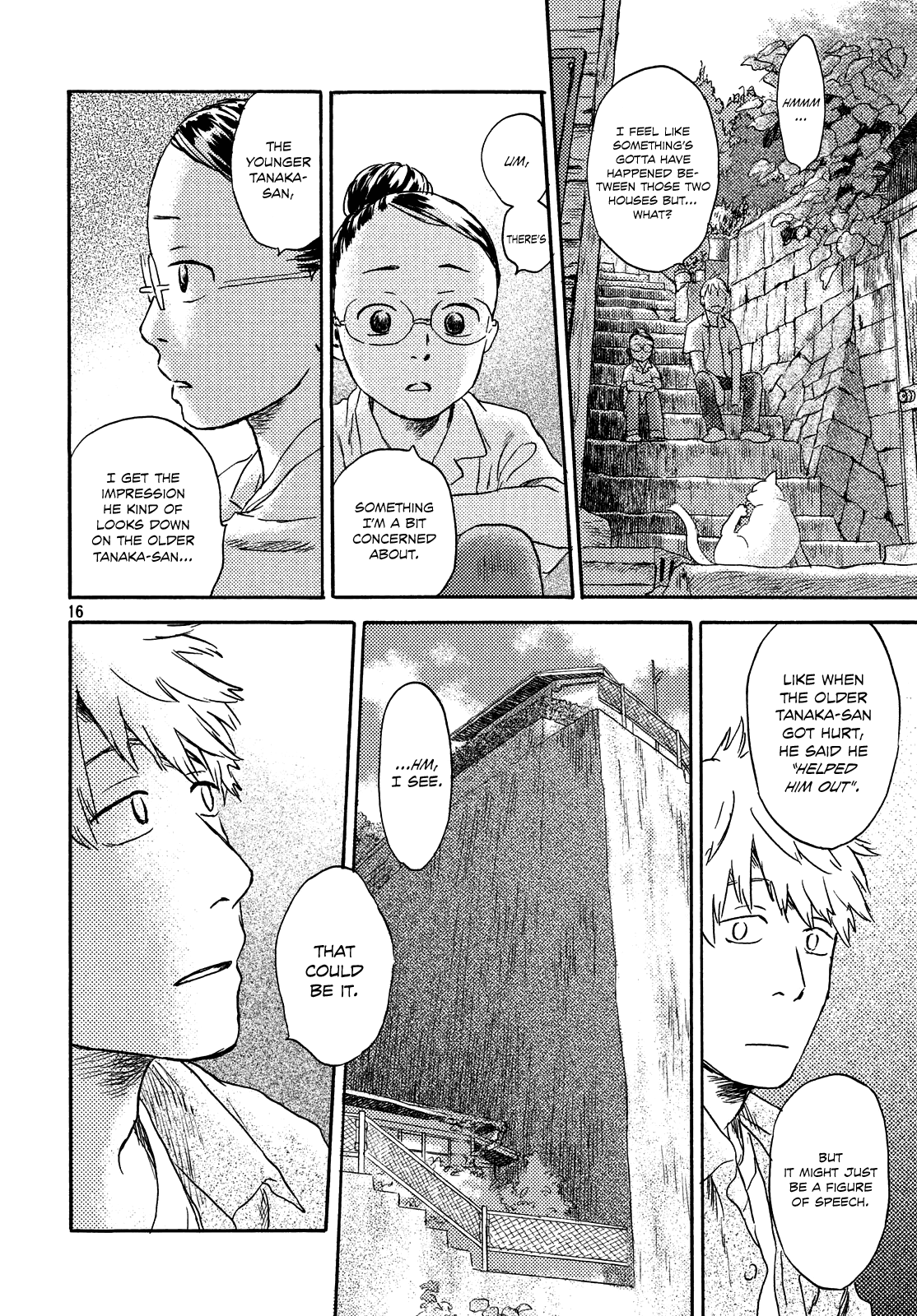 Neko ga Nishi Mukya Chapter 11 page 16 - Chapter 11: The tail is on the stairs