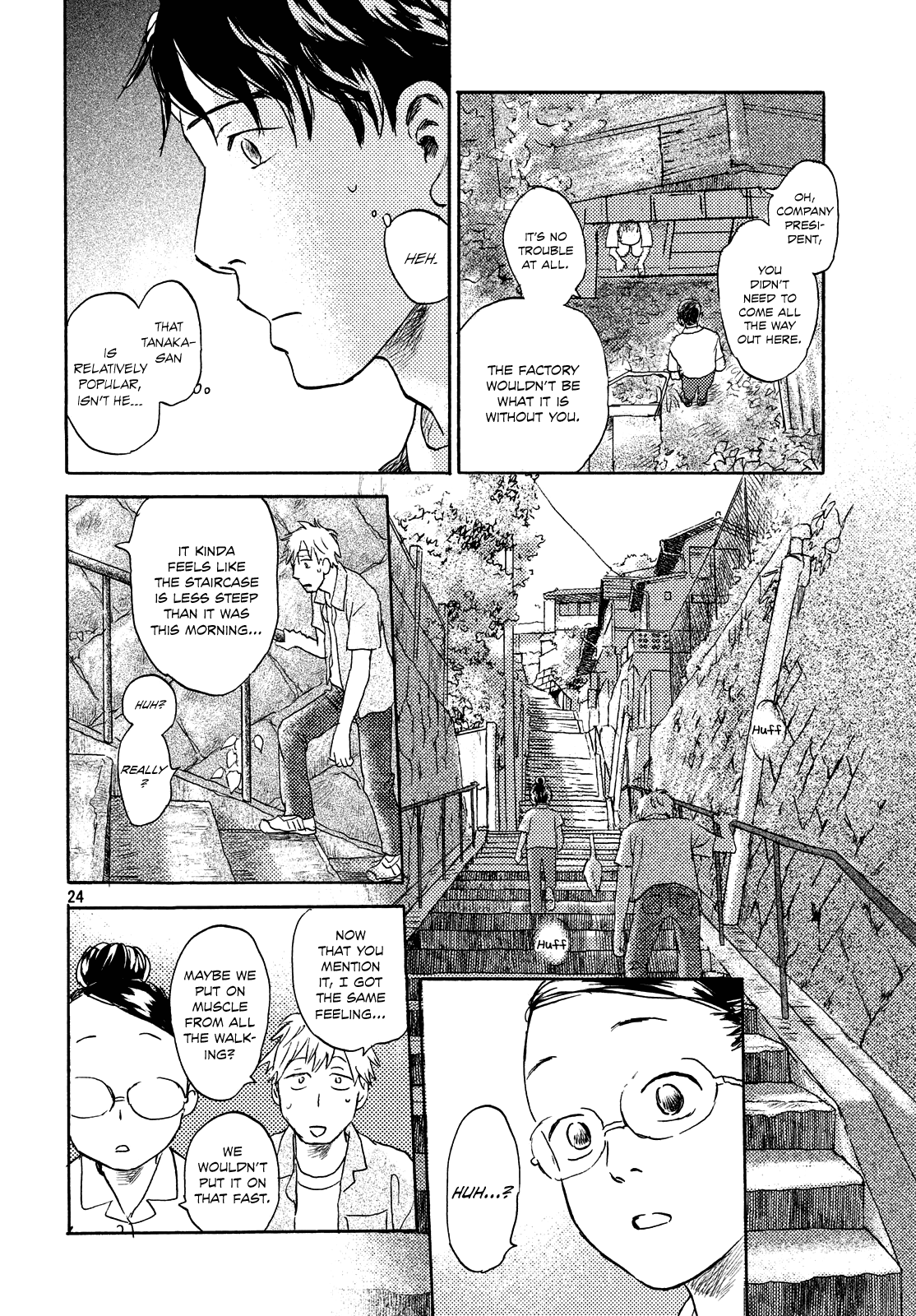 Neko ga Nishi Mukya Chapter 11 page 24 - Chapter 11: The tail is on the stairs