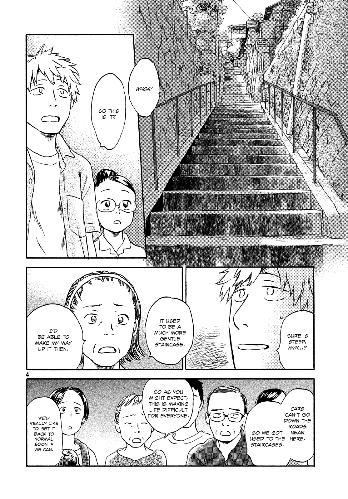 Neko ga Nishi Mukya Chapter 11 page 4 - Chapter 11: The tail is on the stairs