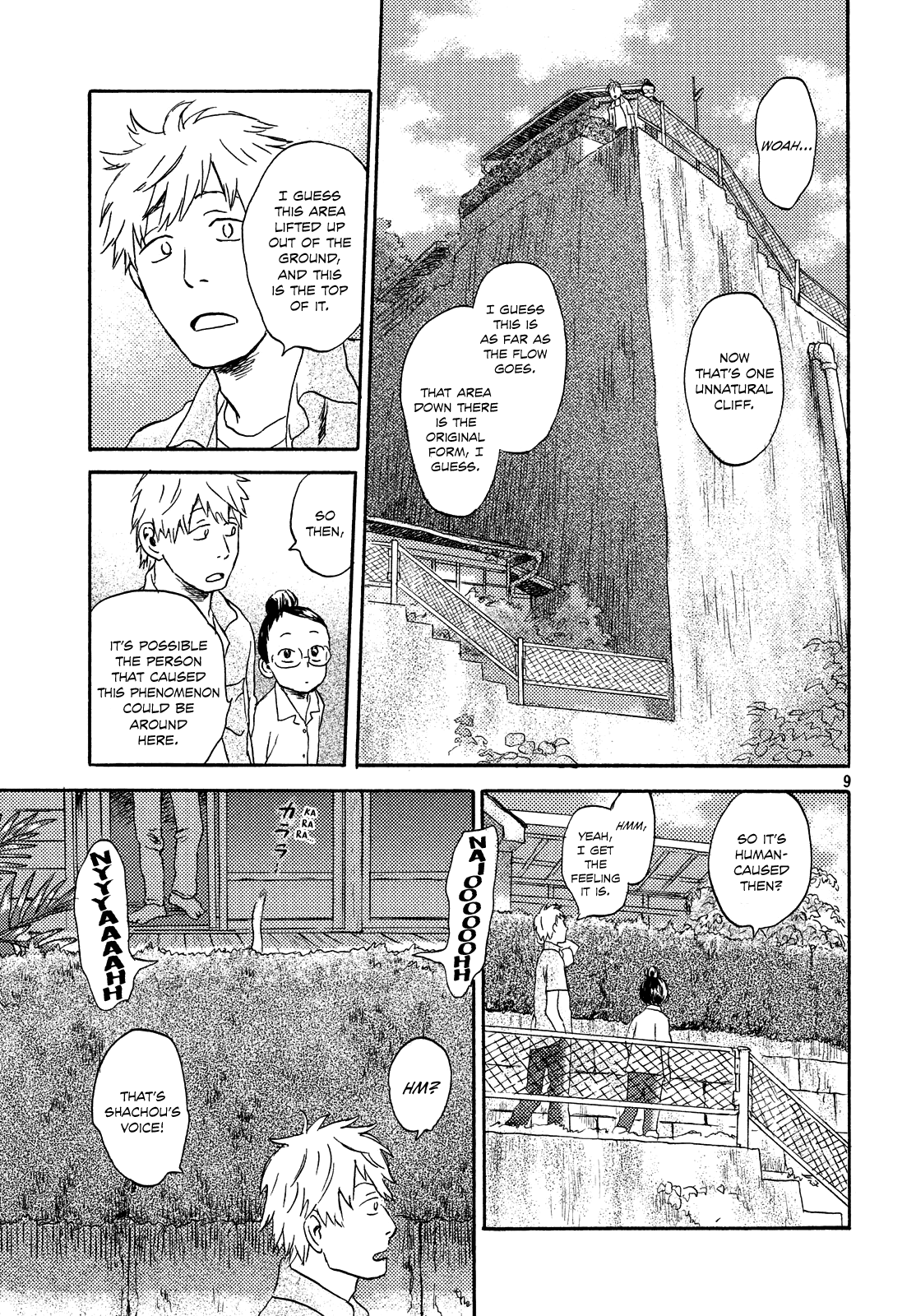 Neko ga Nishi Mukya Chapter 11 page 9 - Chapter 11: The tail is on the stairs