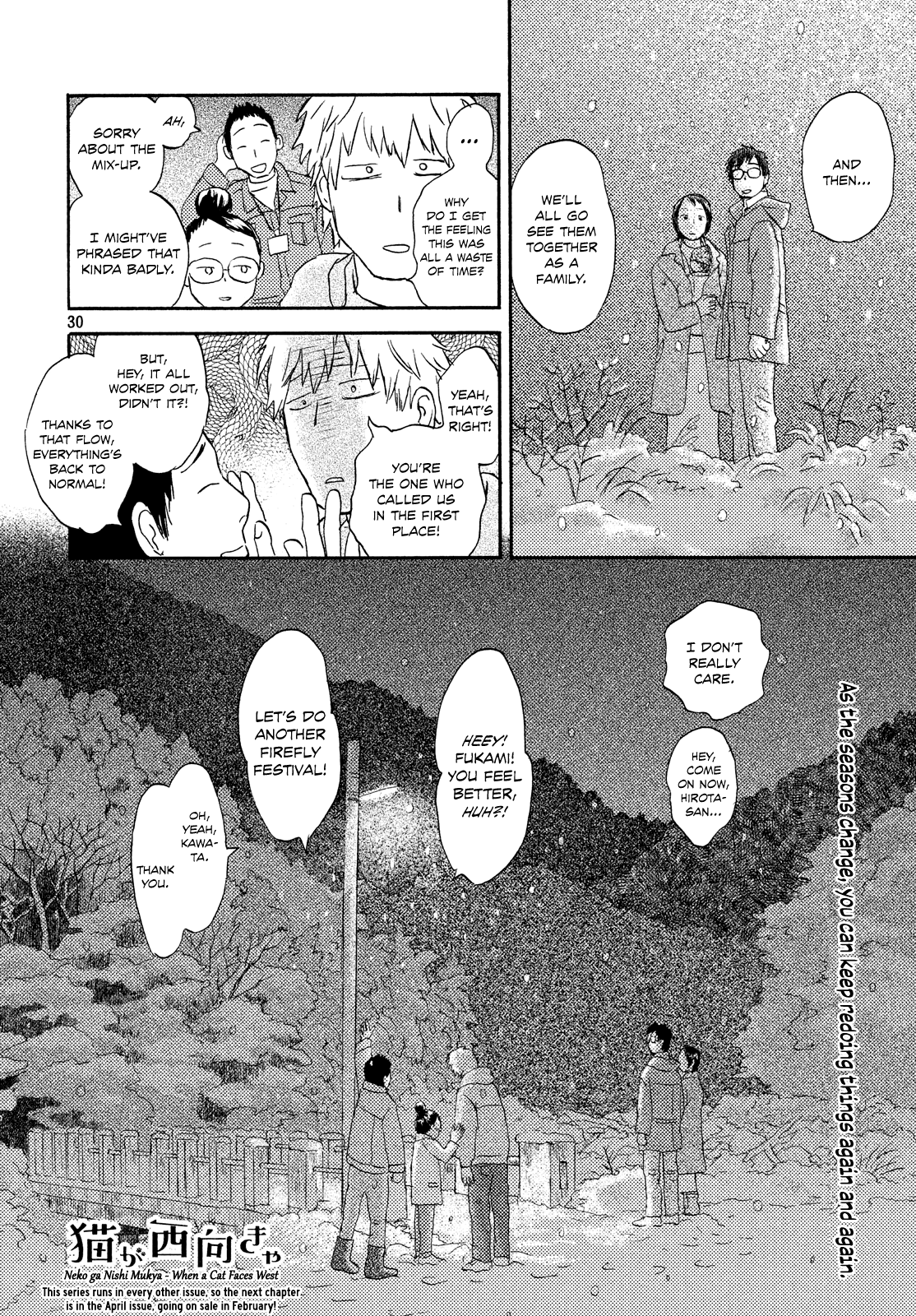 Neko ga Nishi Mukya Chapter 12 page 28 - Chapter 12: The tail is beyond the snow