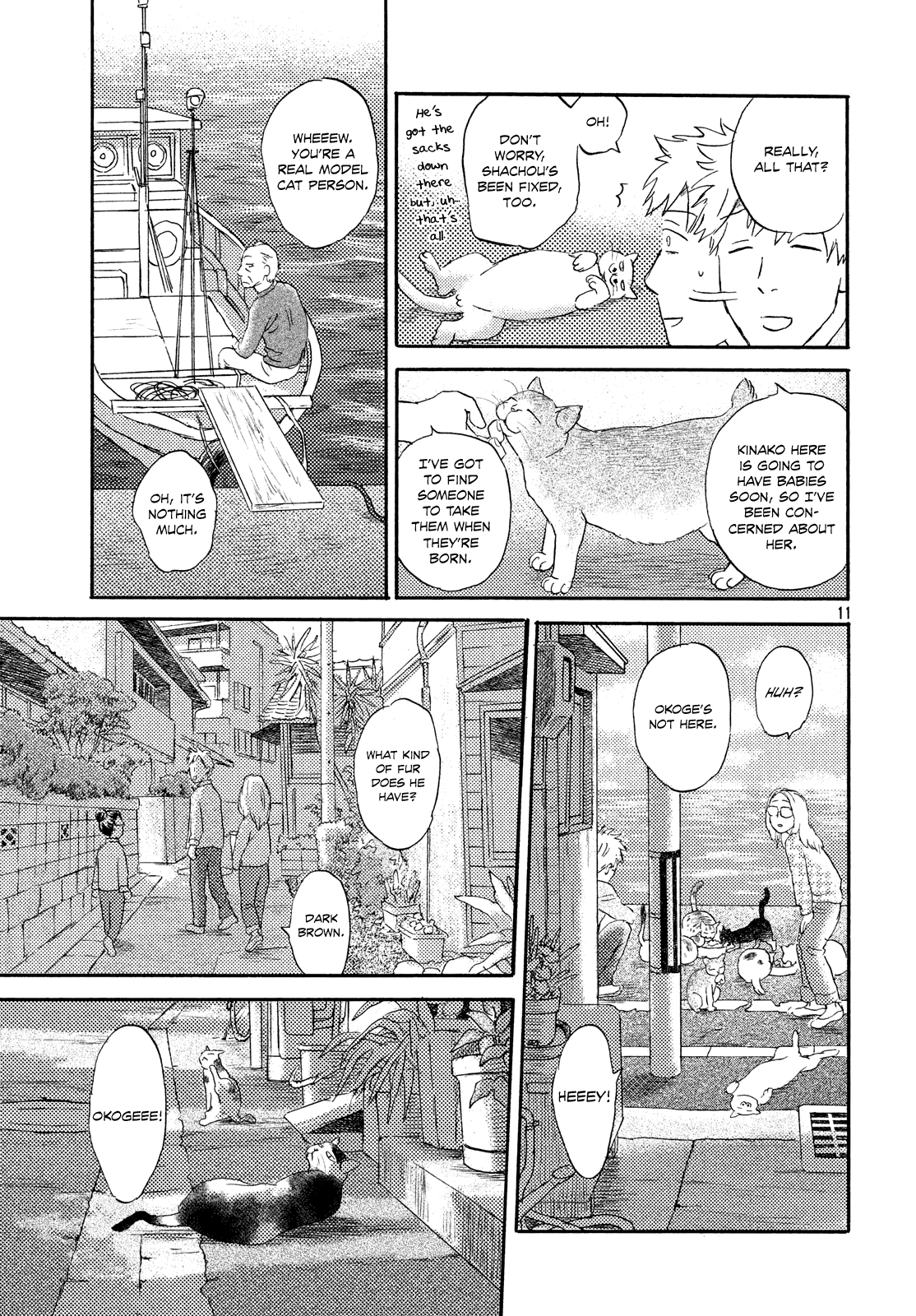Neko ga Nishi Mukya Chapter 14 page 11 - Chapter 14: The tail is on the sea.