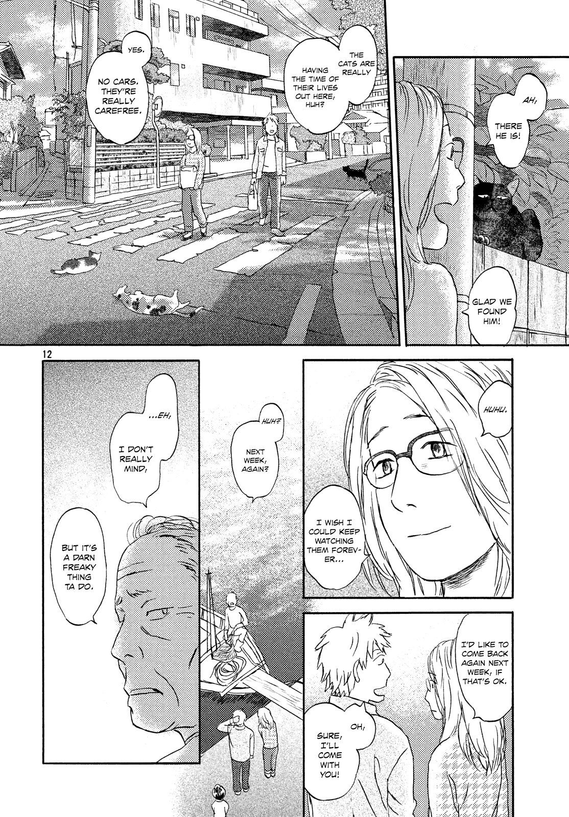 Neko ga Nishi Mukya Chapter 14 page 12 - Chapter 14: The tail is on the sea.