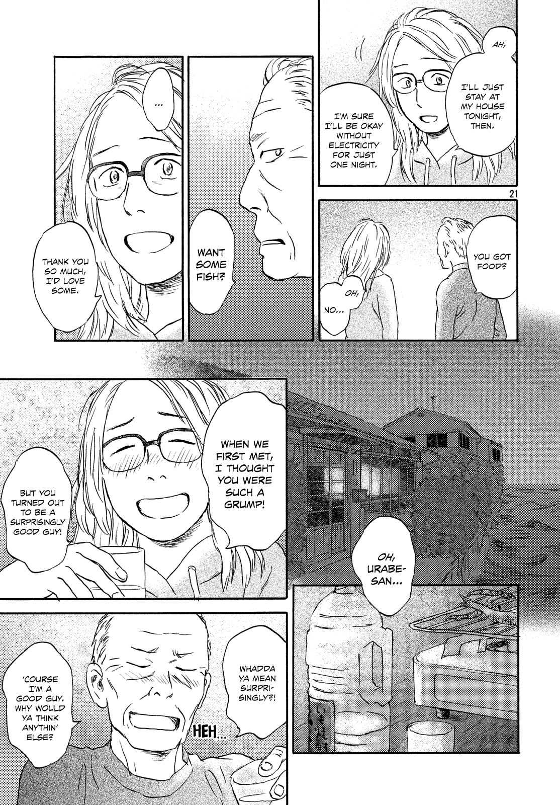 Neko ga Nishi Mukya Chapter 14 page 21 - Chapter 14: The tail is on the sea.