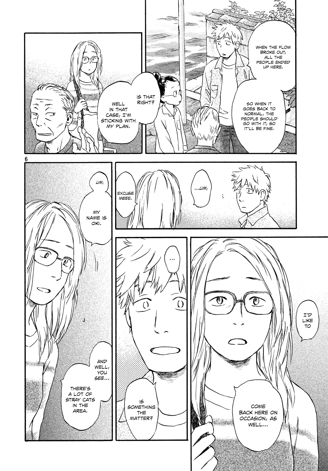 Neko ga Nishi Mukya Chapter 14 page 6 - Chapter 14: The tail is on the sea.