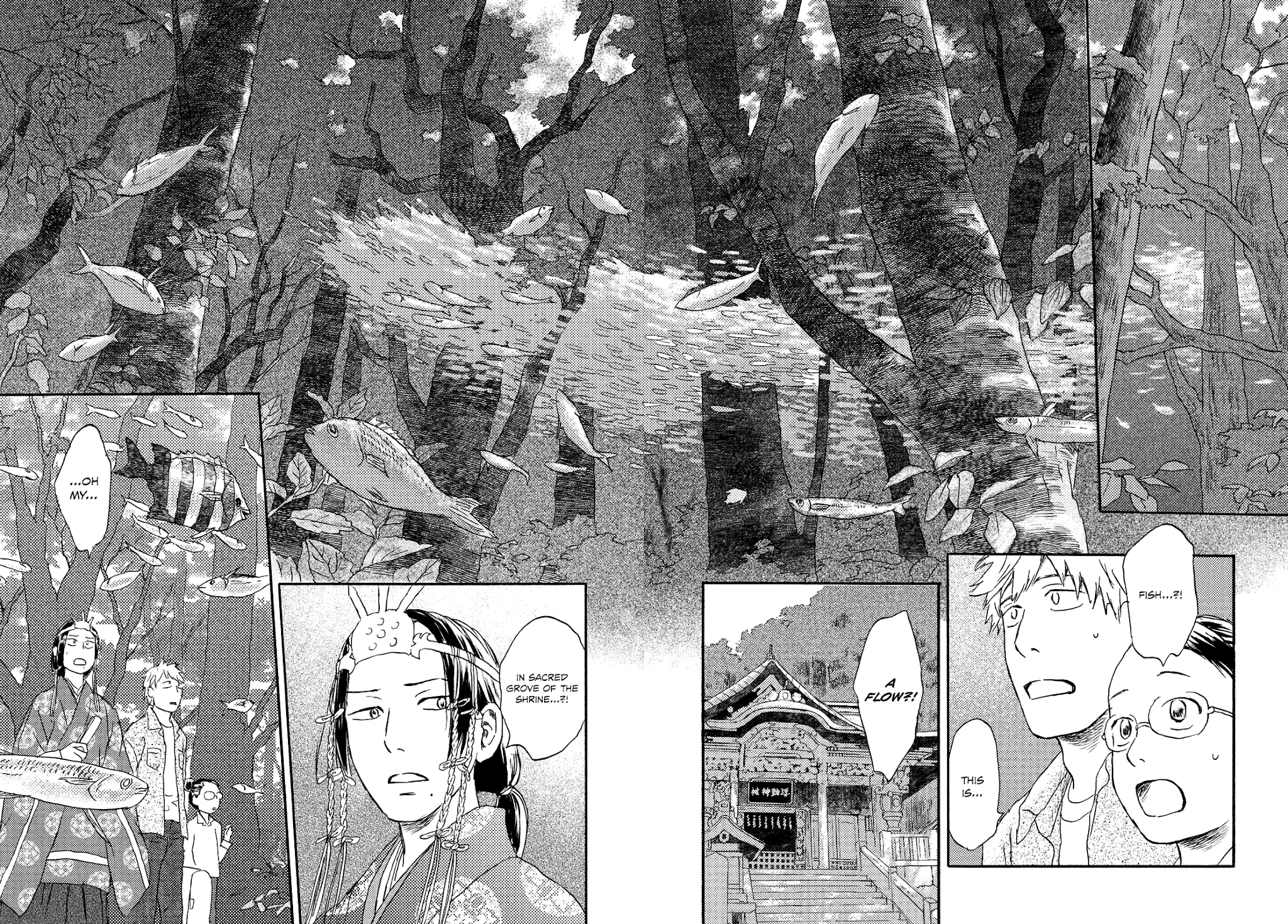 Neko ga Nishi Mukya Chapter 15 page 12 - Chapter 15: The tail swims in the forest.