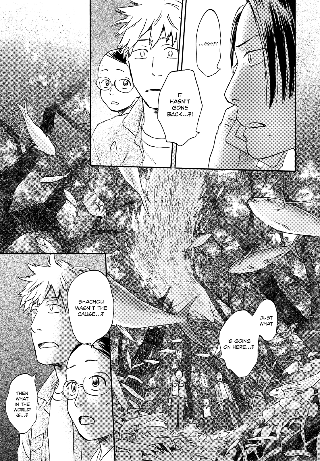 Neko ga Nishi Mukya Chapter 15 page 22 - Chapter 15: The tail swims in the forest.