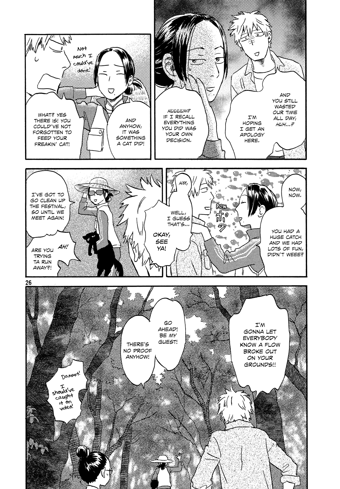 Neko ga Nishi Mukya Chapter 15 page 25 - Chapter 15: The tail swims in the forest.