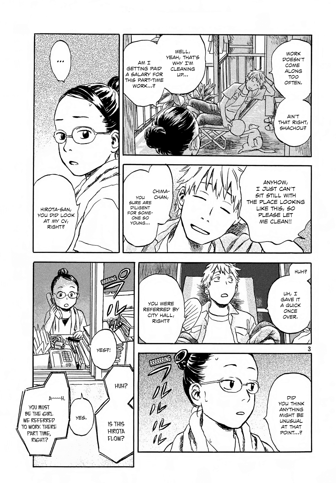 Neko ga Nishi Mukya Chapter 2 page 3 - Chapter 2: The tail goes back in time.