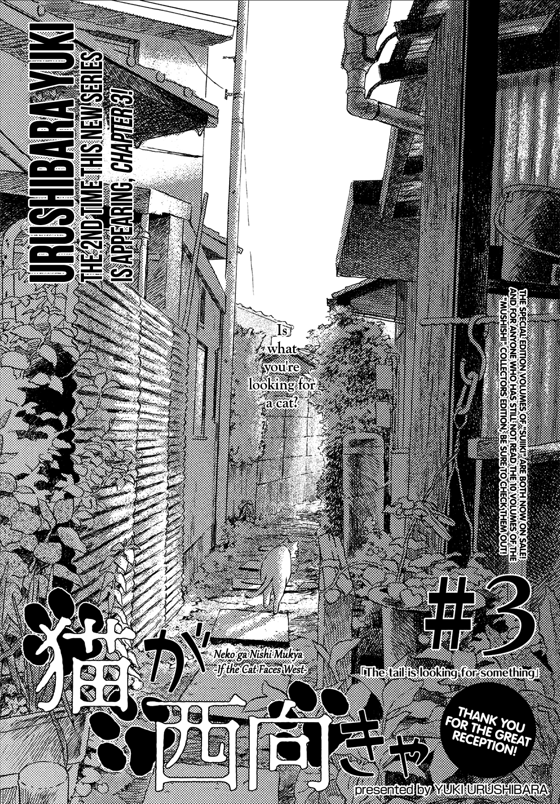 Neko ga Nishi Mukya Chapter 3 page 1 - Chapter 3: The tail is looking for something