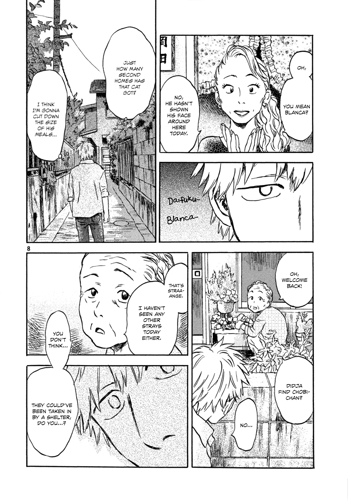 Neko ga Nishi Mukya Chapter 3 page 8 - Chapter 3: The tail is looking for something