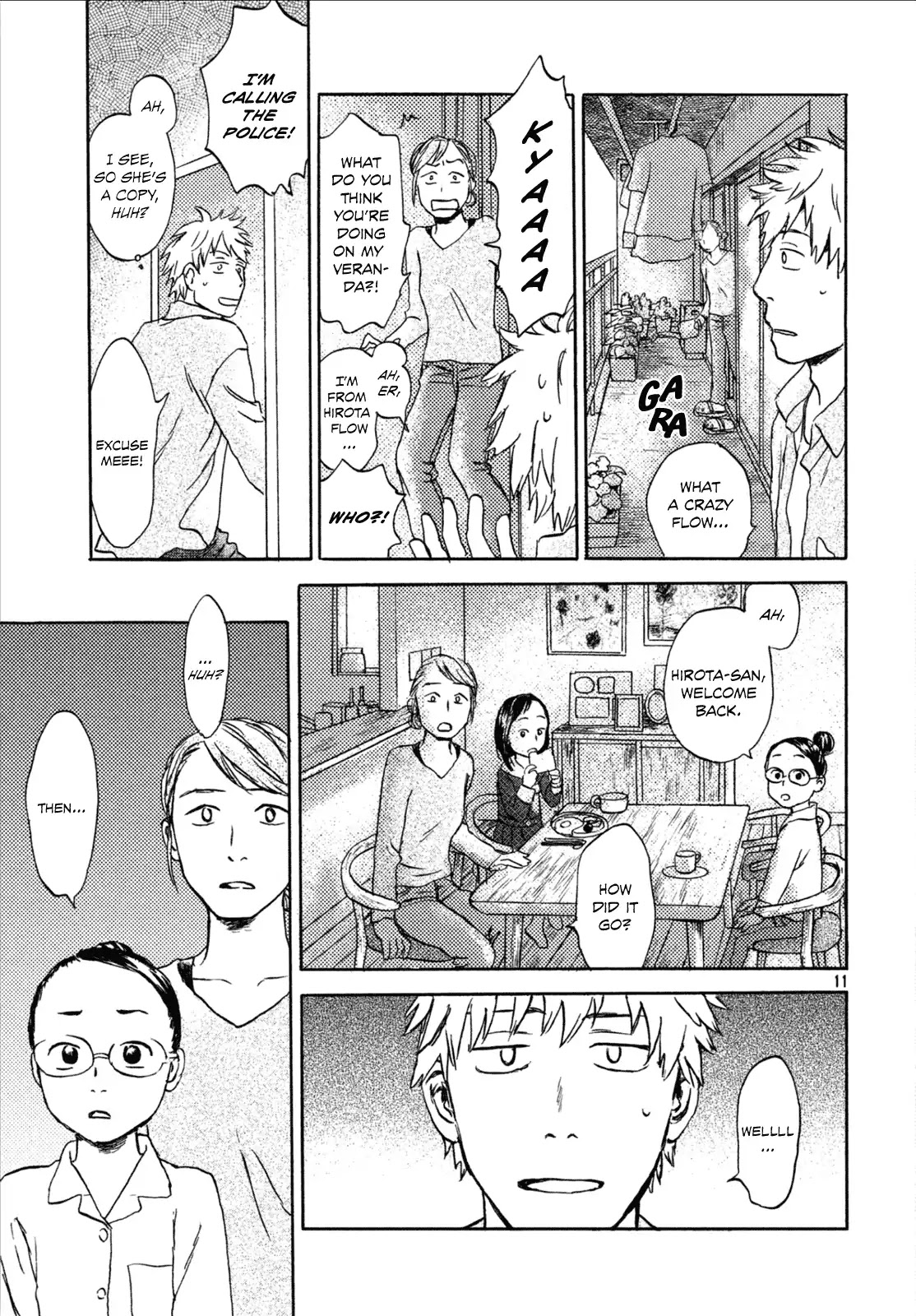 Neko ga Nishi Mukya Chapter 5 page 11 - Chapter 5: The tail is in a mirror