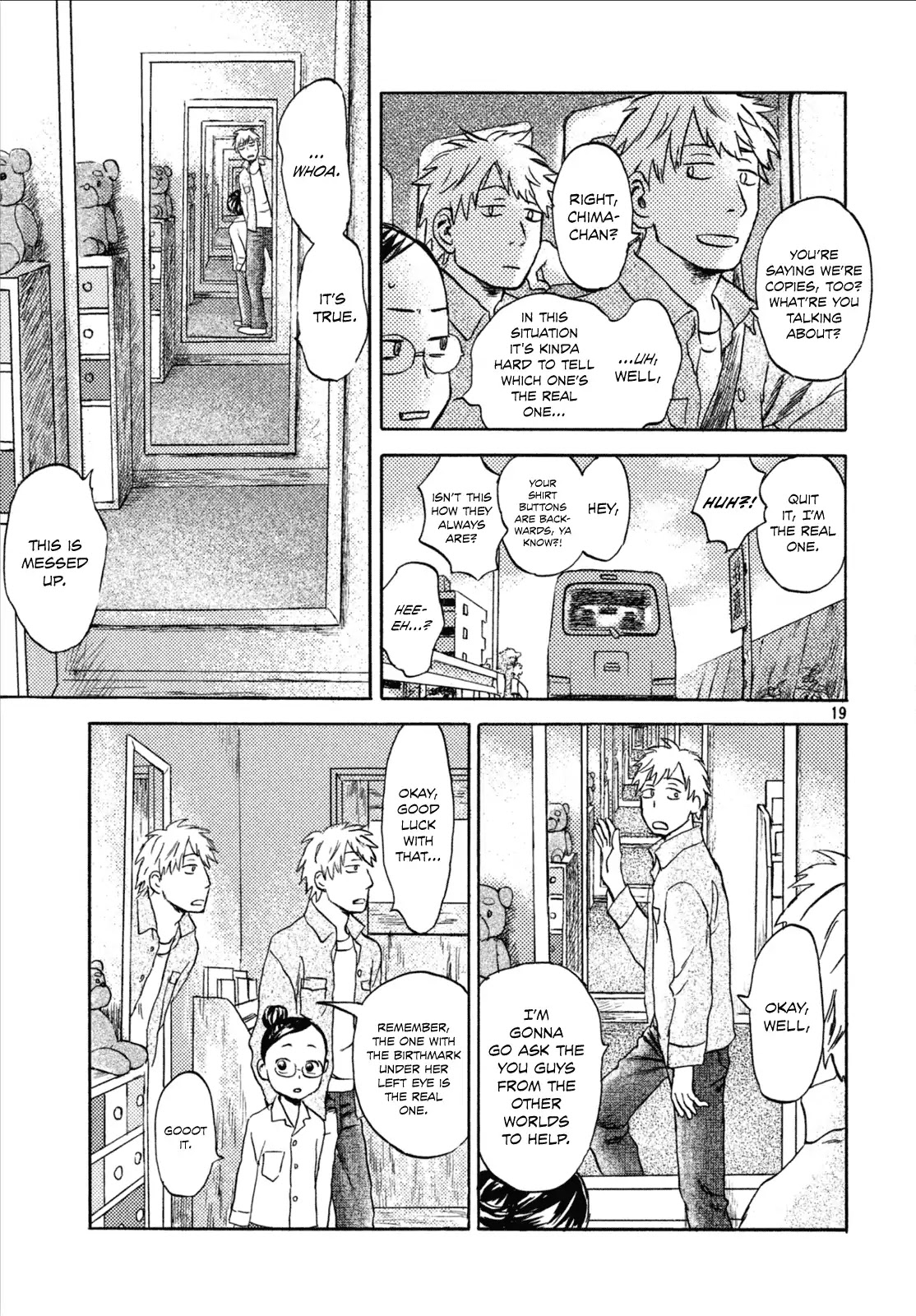 Neko ga Nishi Mukya Chapter 5 page 19 - Chapter 5: The tail is in a mirror