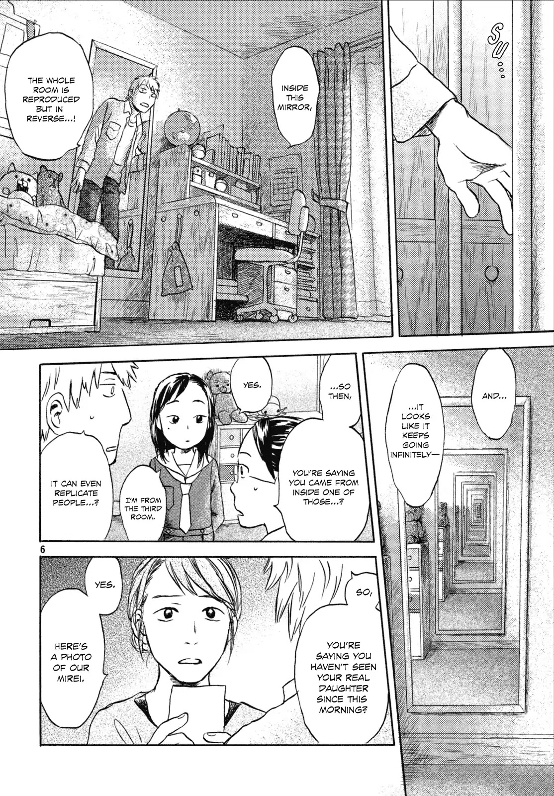 Neko ga Nishi Mukya Chapter 5 page 6 - Chapter 5: The tail is in a mirror