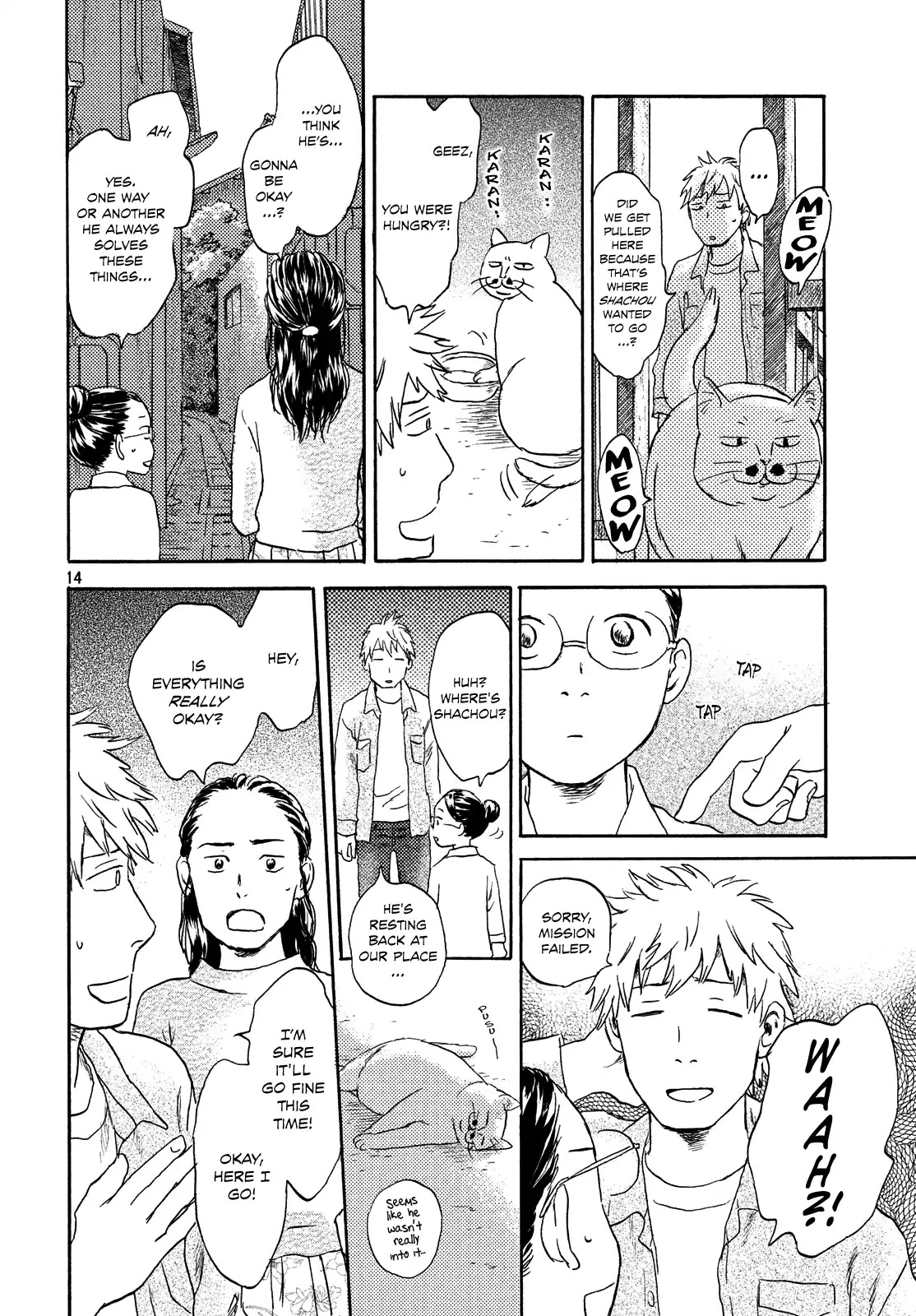 Neko ga Nishi Mukya Chapter 8 page 14 - Chapter 8: The tail can go anywhere
