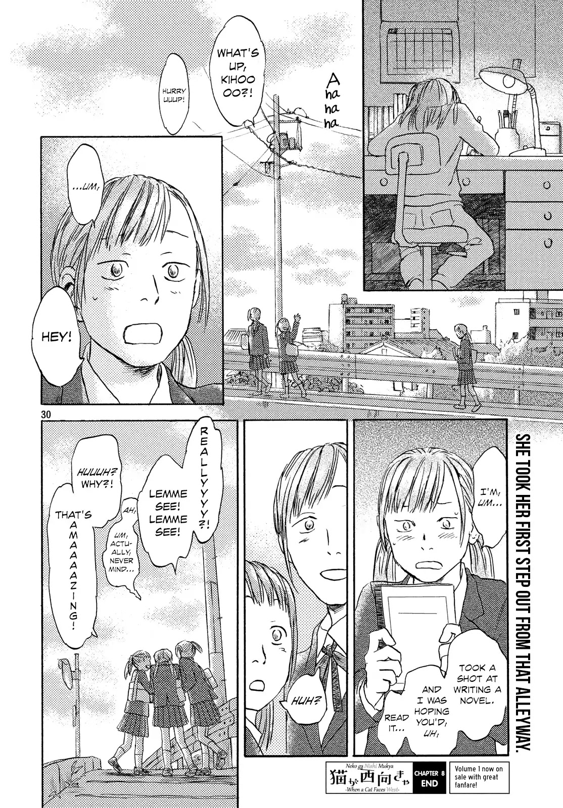 Neko ga Nishi Mukya Chapter 8 page 30 - Chapter 8: The tail can go anywhere