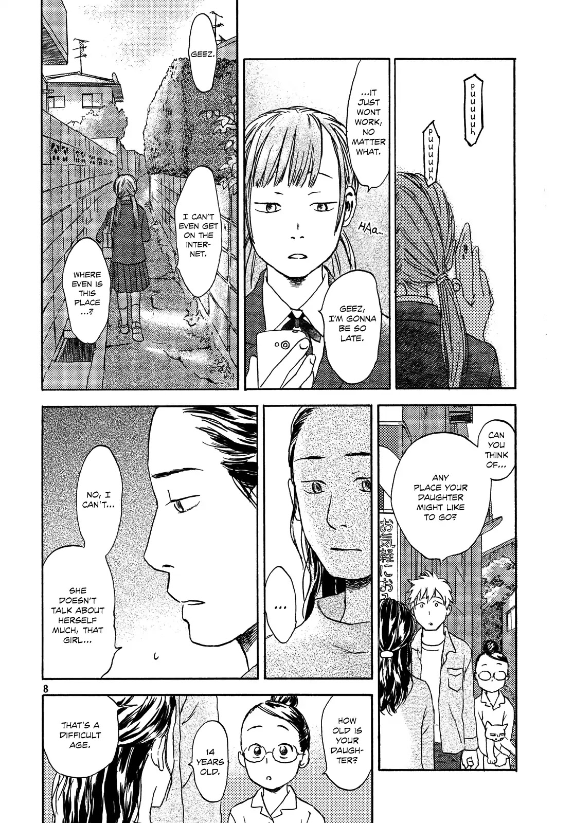 Neko ga Nishi Mukya Chapter 8 page 8 - Chapter 8: The tail can go anywhere