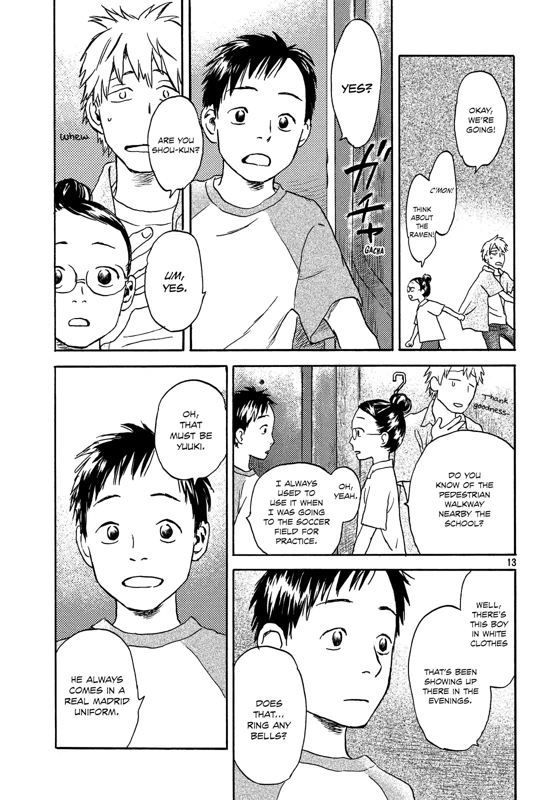 Neko ga Nishi Mukya Chapter 9 page 13 - Chapter 9: is the tail a ghost...?