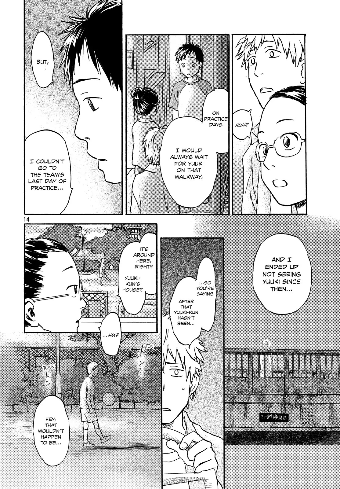 Neko ga Nishi Mukya Chapter 9 page 14 - Chapter 9: is the tail a ghost...?