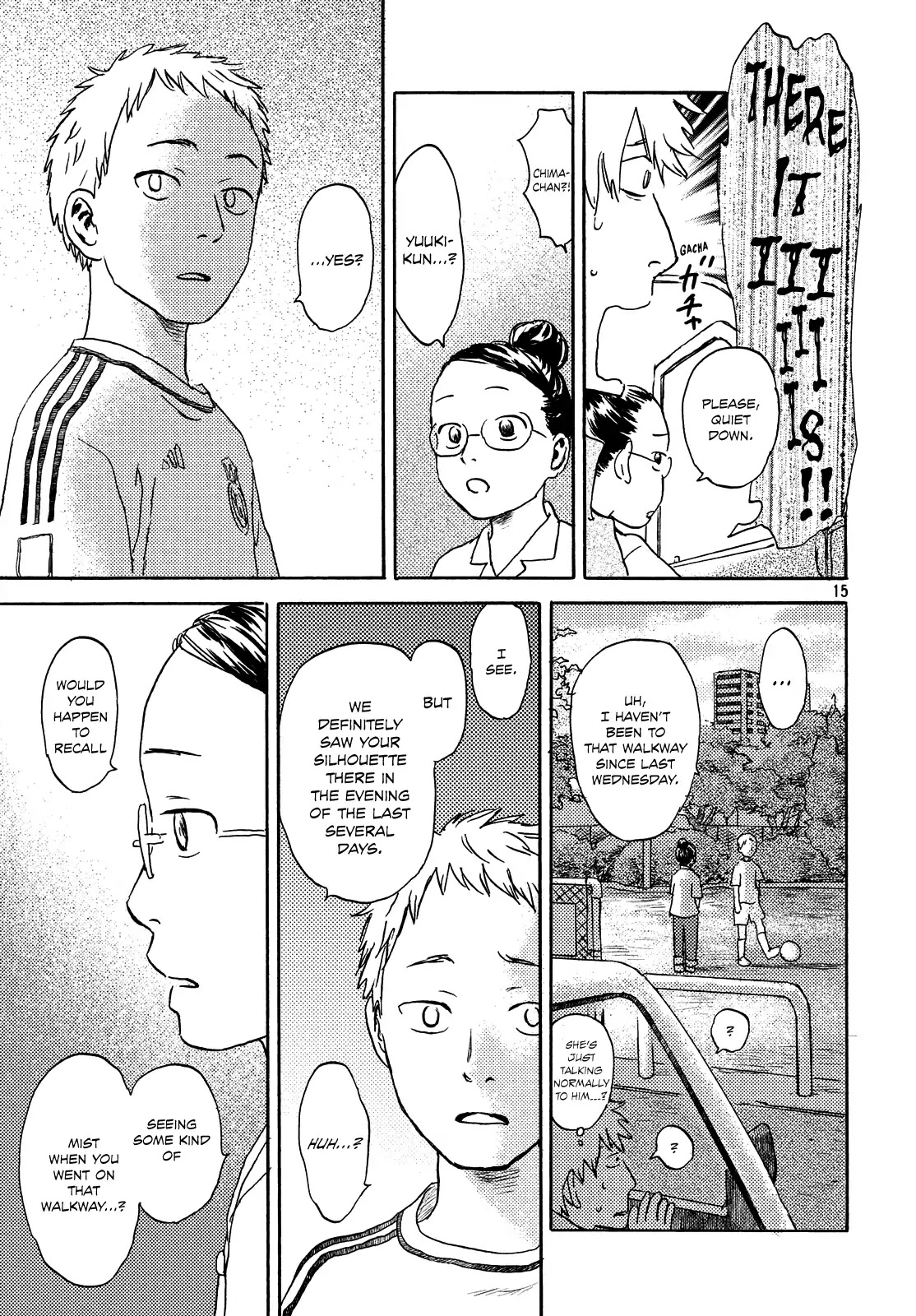 Neko ga Nishi Mukya Chapter 9 page 15 - Chapter 9: is the tail a ghost...?