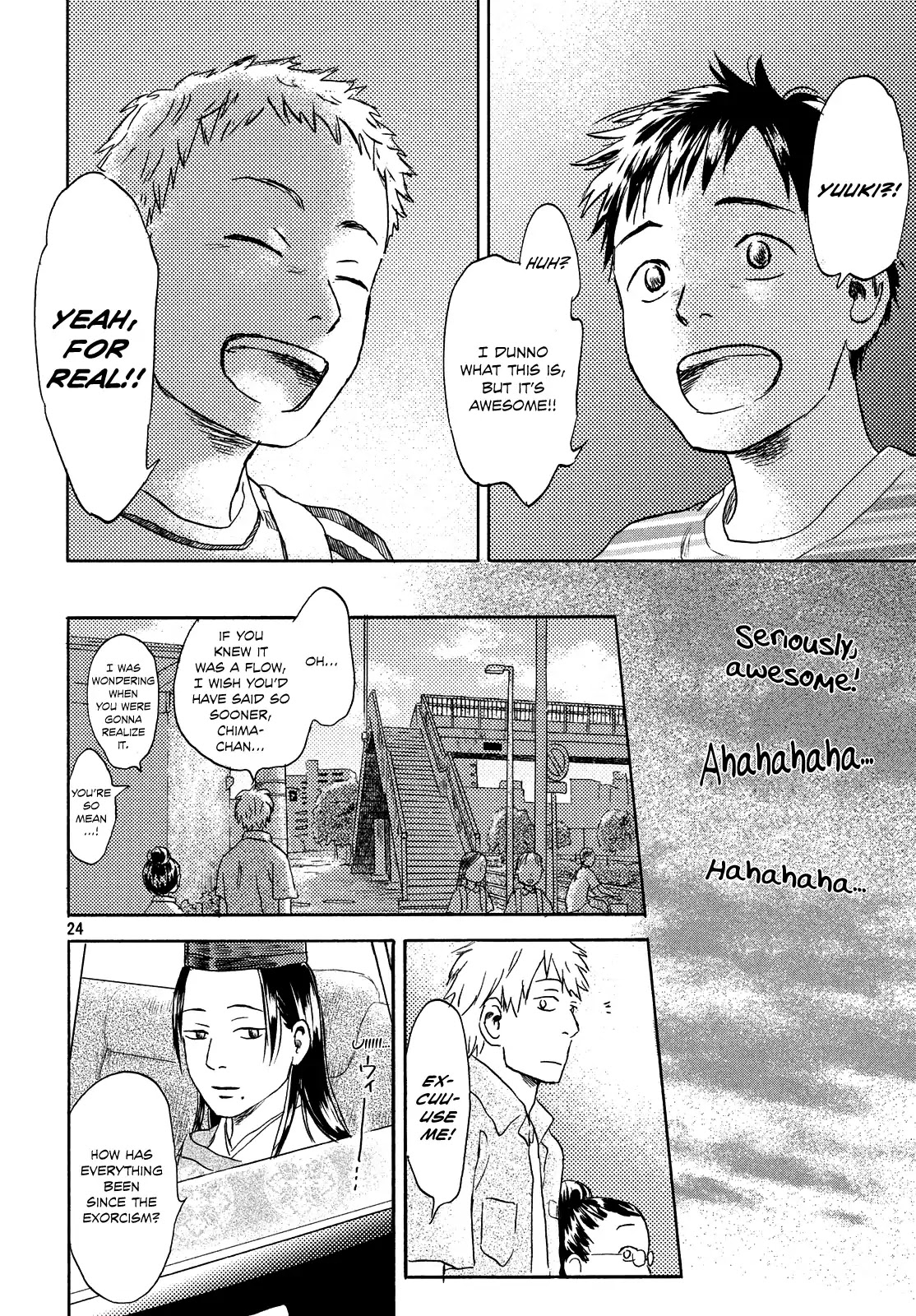 Neko ga Nishi Mukya Chapter 9 page 24 - Chapter 9: is the tail a ghost...?