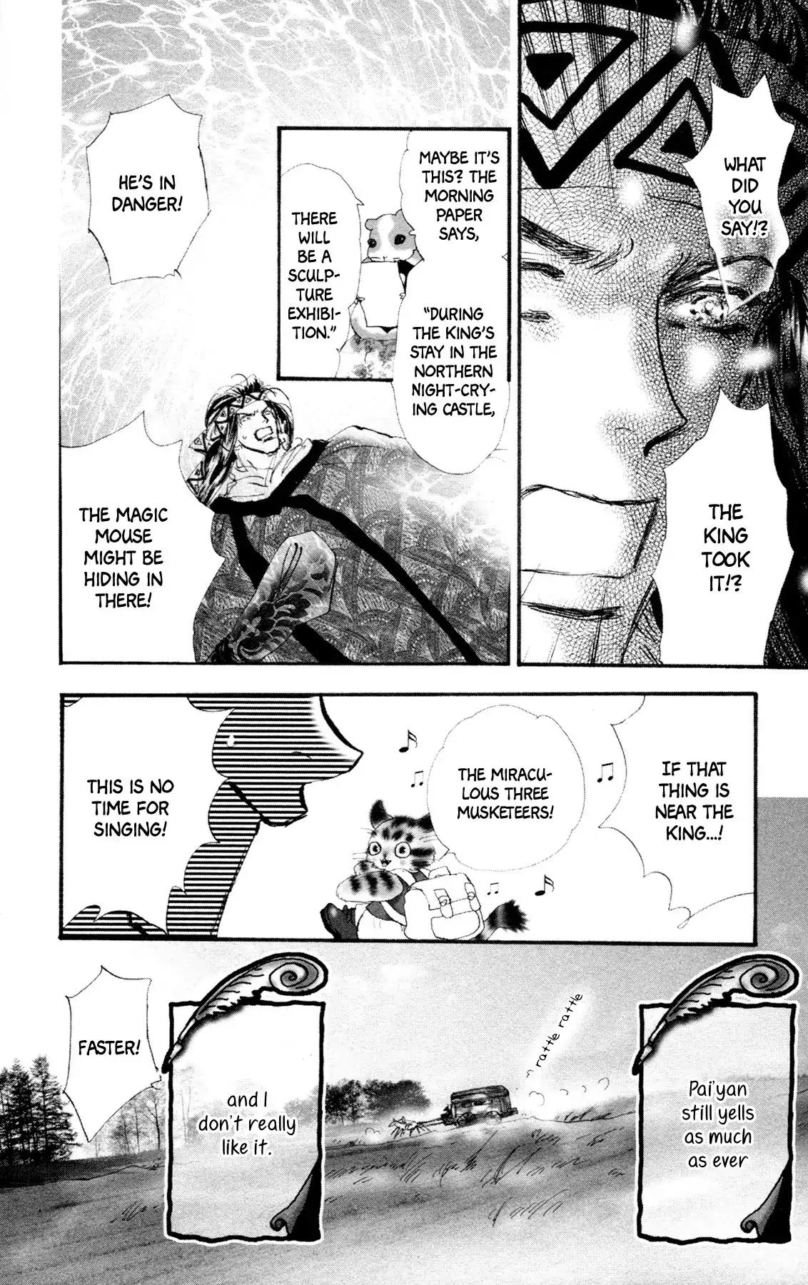 Neko Mix Genkitan Toraji Chapter 10 page 15 - Chapter 10: The King, the Musketeers, and the Clockwork Mouse