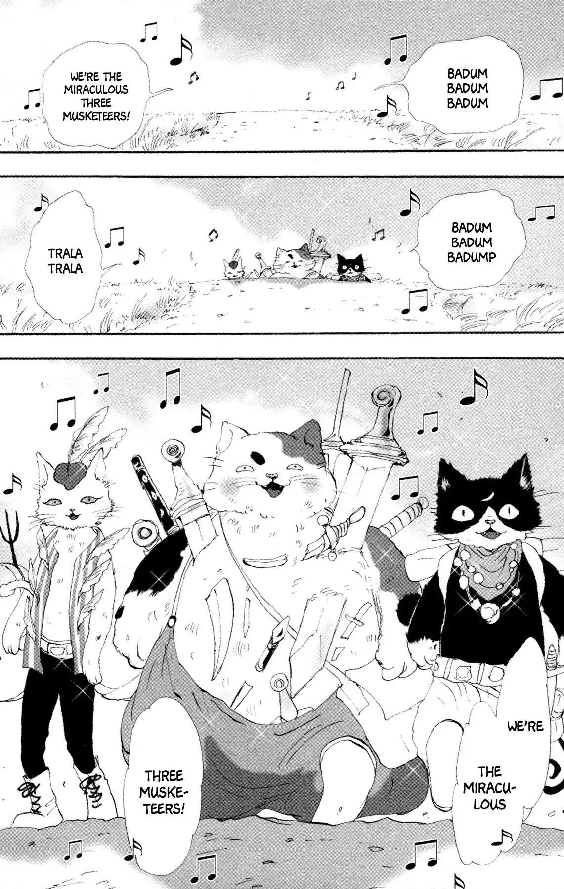 Neko Mix Genkitan Toraji Chapter 10 page 3 - Chapter 10: The King, the Musketeers, and the Clockwork Mouse