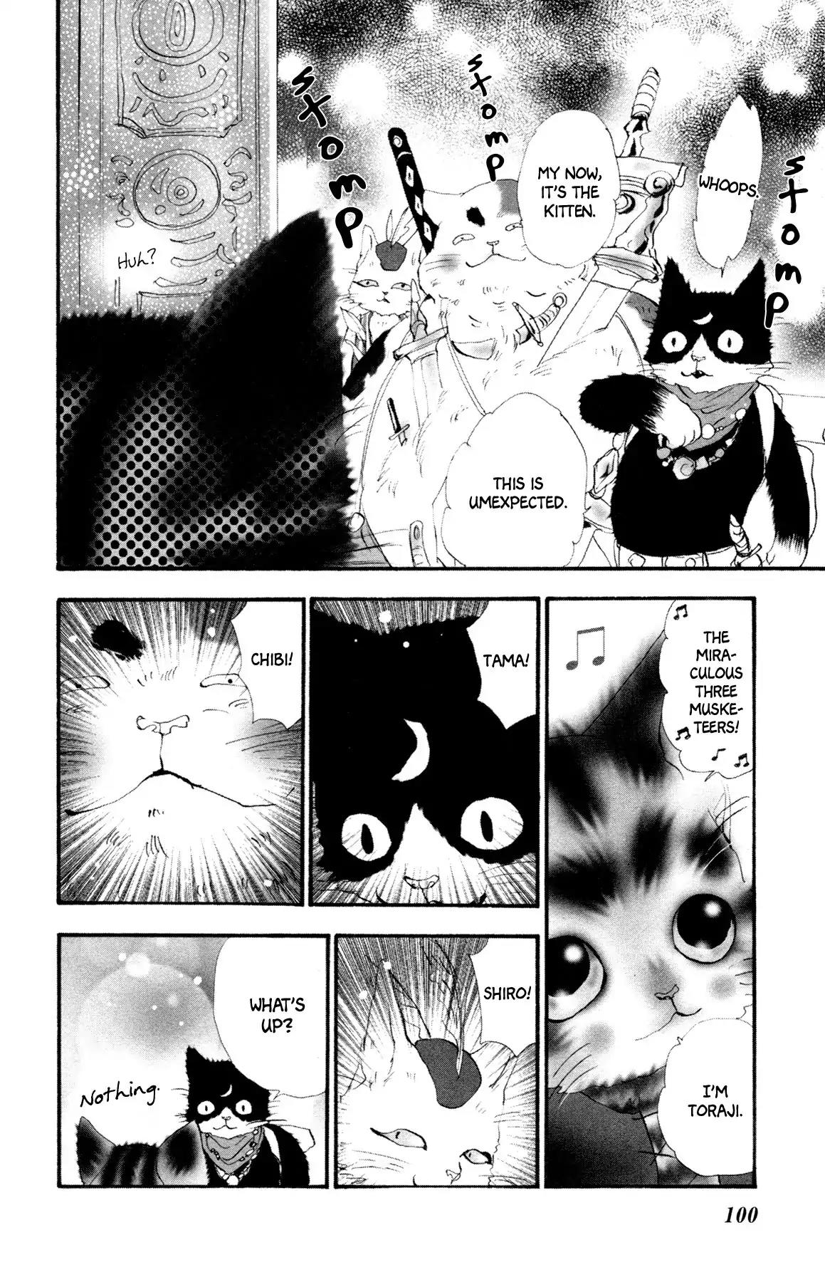 Neko Mix Genkitan Toraji Chapter 10 page 34 - Chapter 10: The King, the Musketeers, and the Clockwork Mouse
