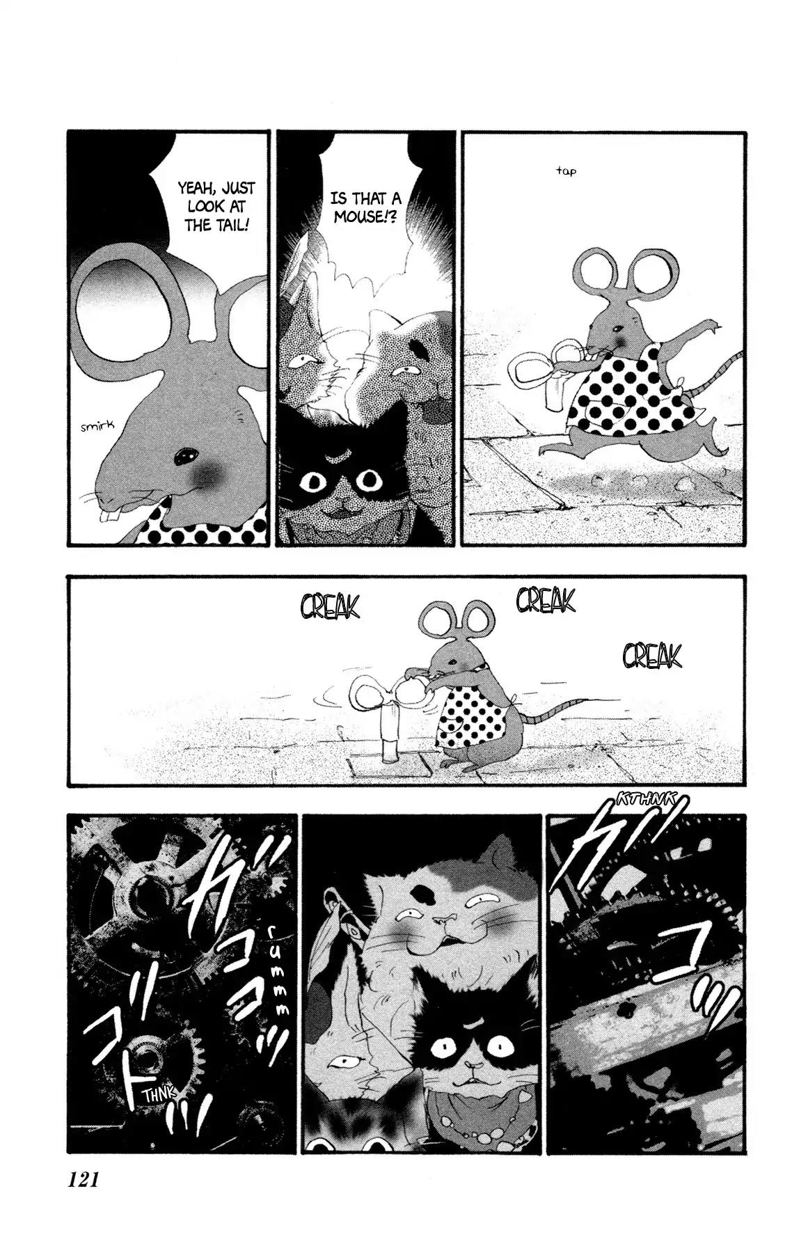 Neko Mix Genkitan Toraji Chapter 10 page 55 - Chapter 10: The King, the Musketeers, and the Clockwork Mouse
